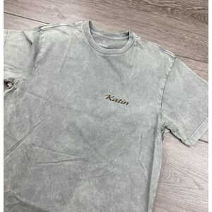 Katin Men's Short Sleeve Graphic Palm Staircase T Shirt Grey Size Medium